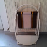 Vintage high-top folding child chair