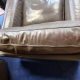 Fauteuil design en cuir