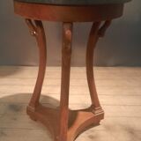 Side table with a swan neck.