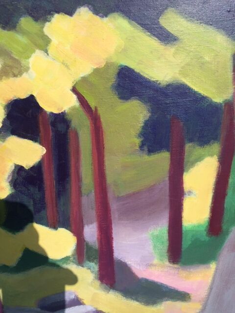 Canvas landscape of the south