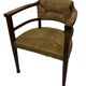 Art Deco chair minimalist oak wicker minimalist design