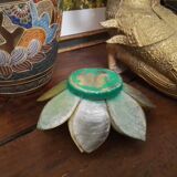 Bougeoir fleur en nacre