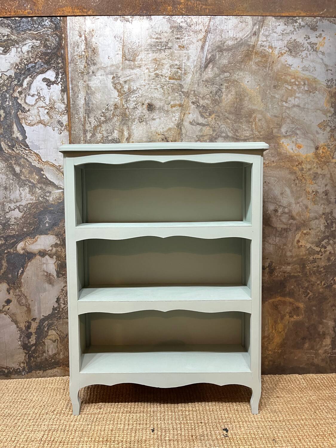 Celadon green bibus bookcase