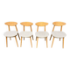 (Lot) 4 chaises Baumann Fontania (restaurées) 1960