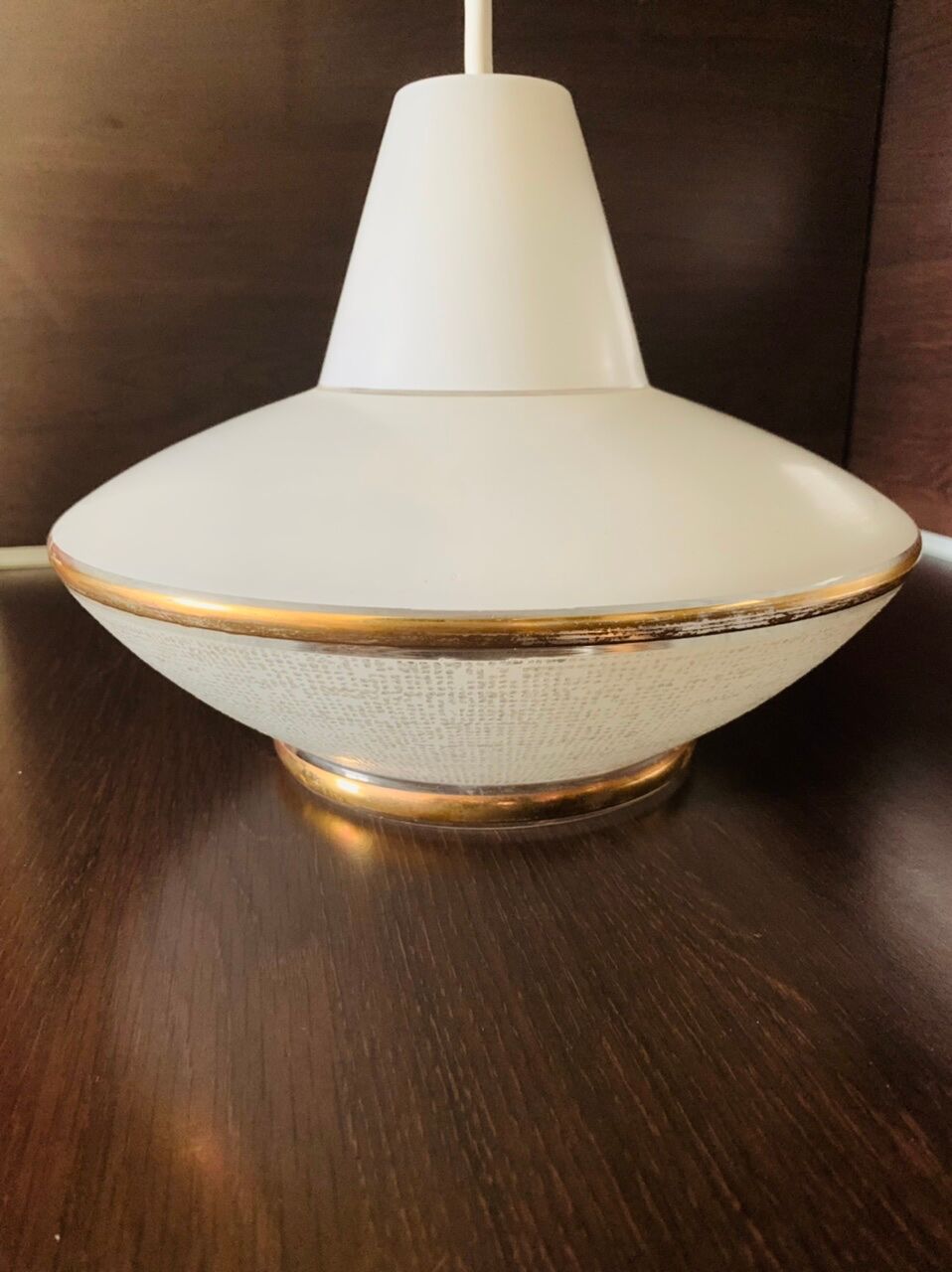 Vintage pendant lamp, UFO, space age, circa 50's/60's