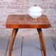 Mid-Century Table Lamp in Brass and Glass, Czech, 1960s