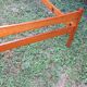 single bed in blond oak from the 50s and 60s