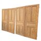 4 old cupboard doors in pitch pine