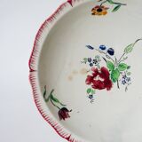 Compotier hbcm dentelé à fleurs, 1950