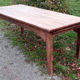 Oak and chestnut farm table