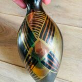 Vase en dinanderie art déco