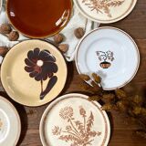 Mismatched antique plates
