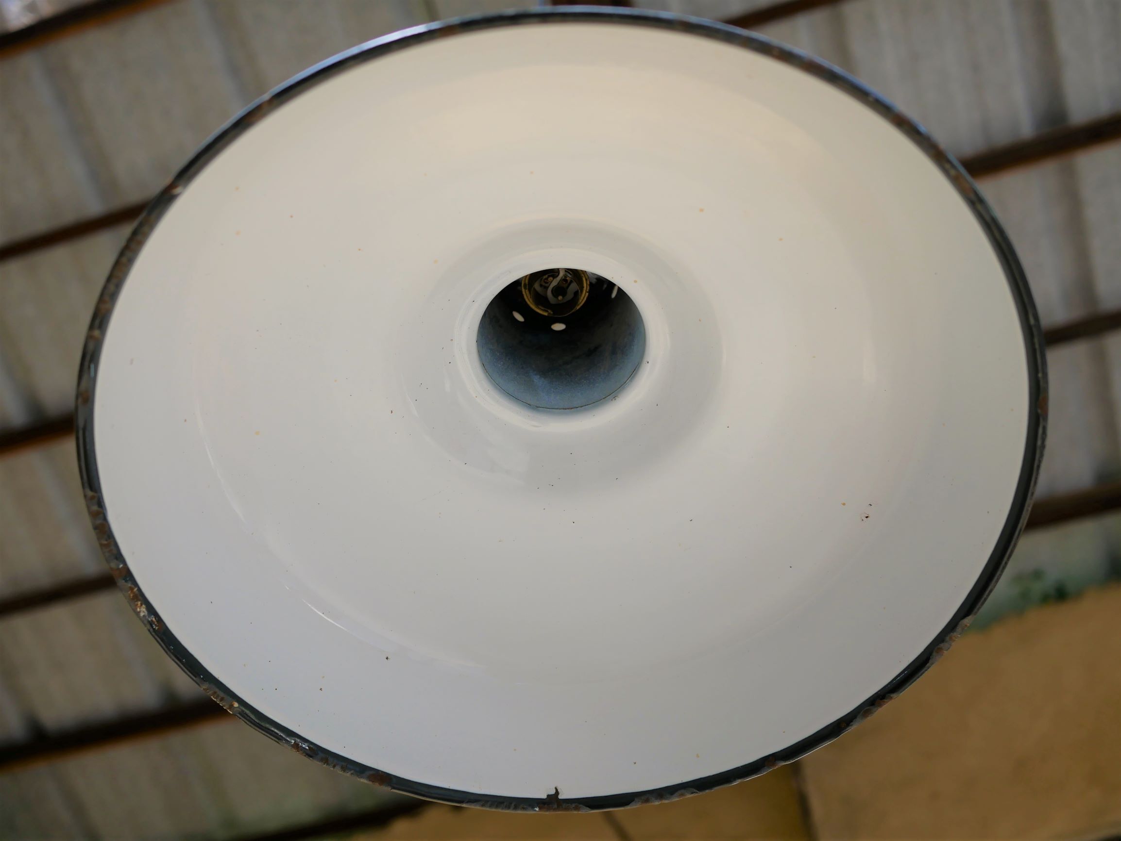 Industrial "bowl" hanging