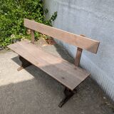 Oak monastery bench