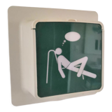 Interchangeable vintage wall lamp Ikea model Skugga