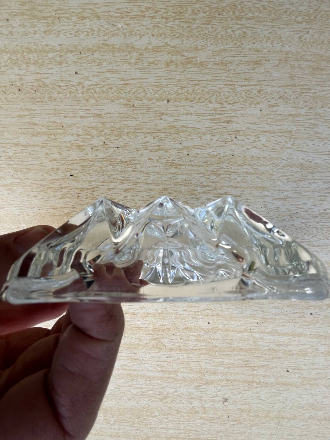 Crystal ashtray