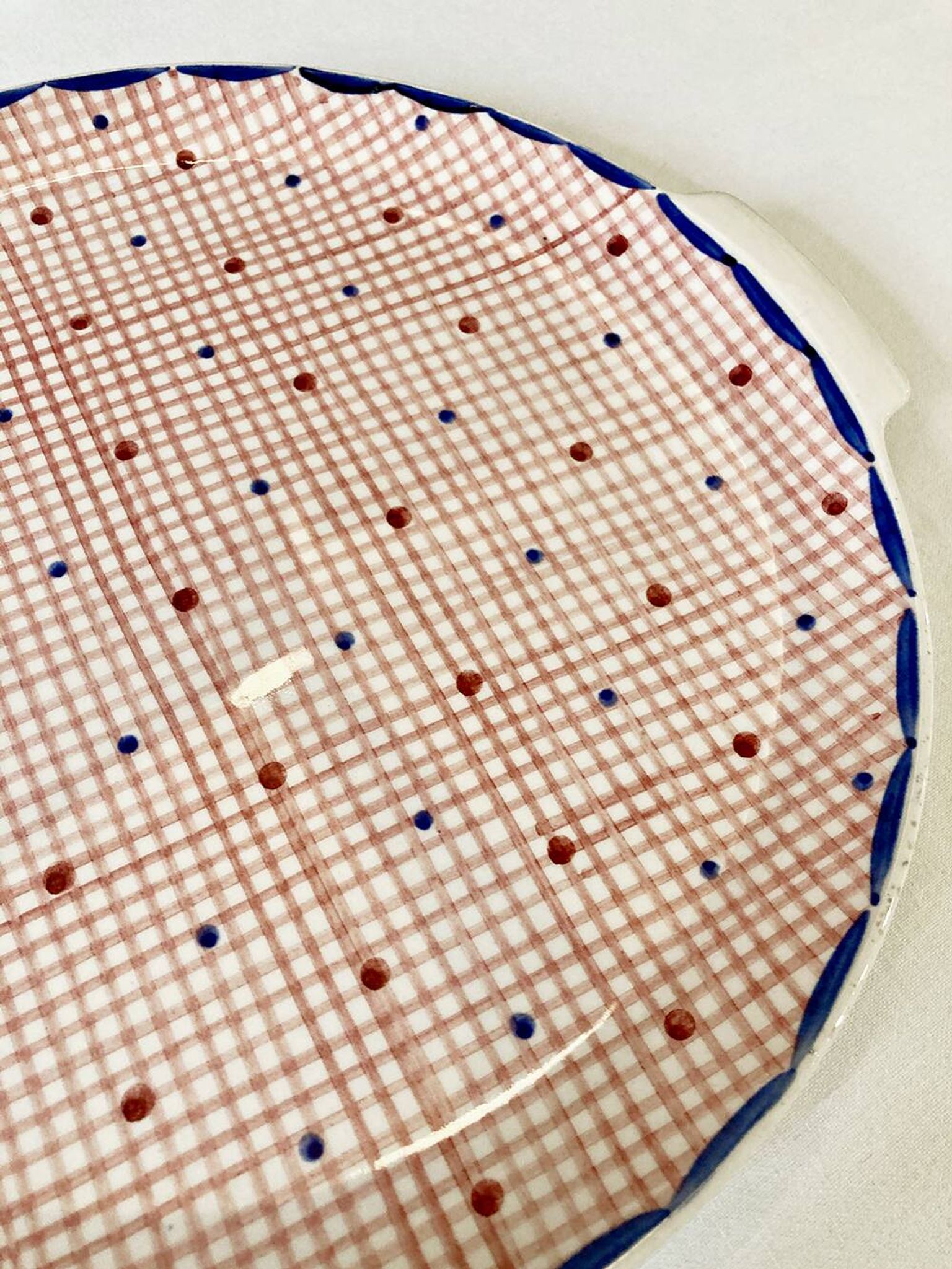 Villeroy & Bosch dessert dish, Gitta model, 1940s-1950s