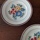 Flat plates set of five hbcm creil montereau decor cote d'argent