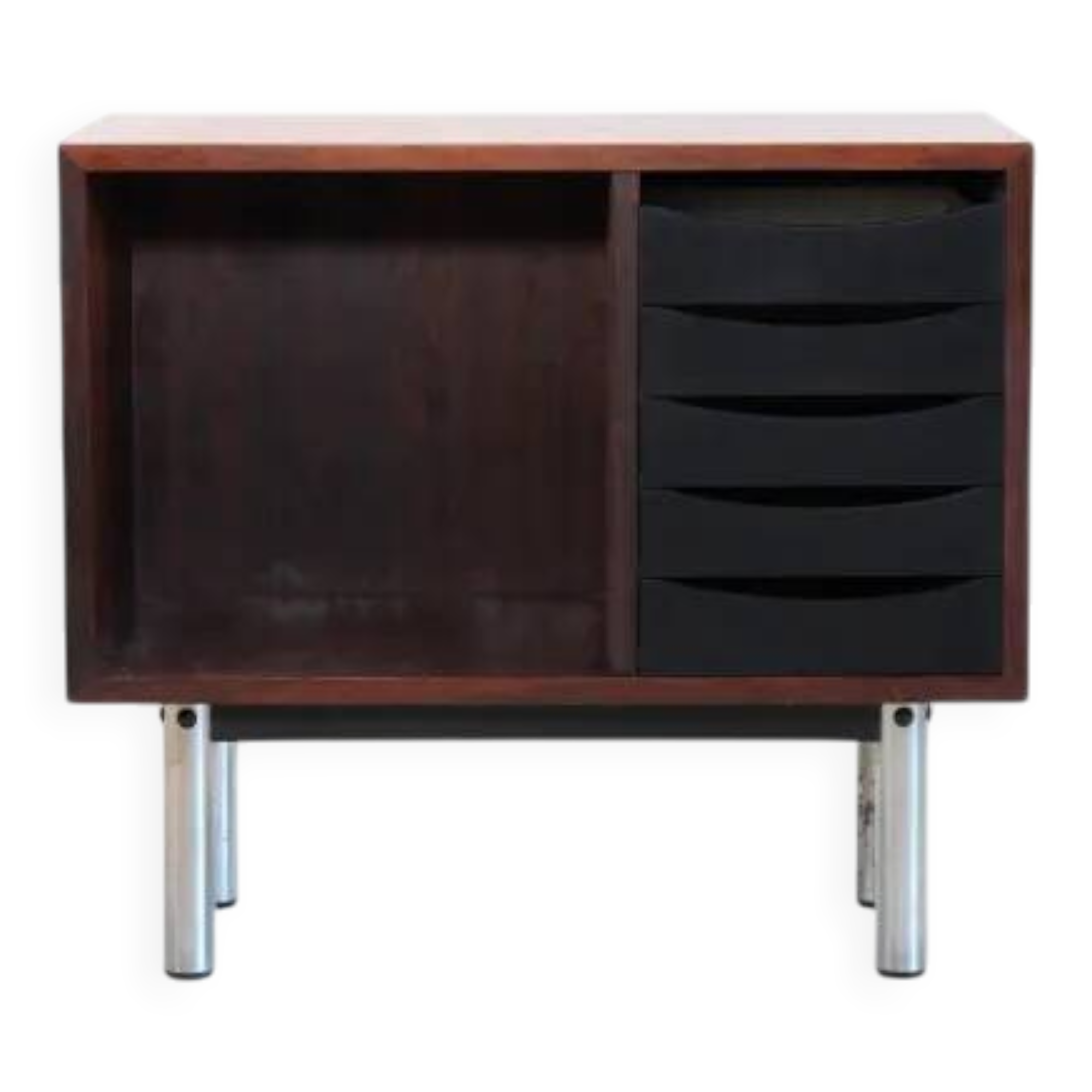 Rosewood Danish design record player cabinet