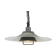 Grey hammer paint scandinavian pendant lamp