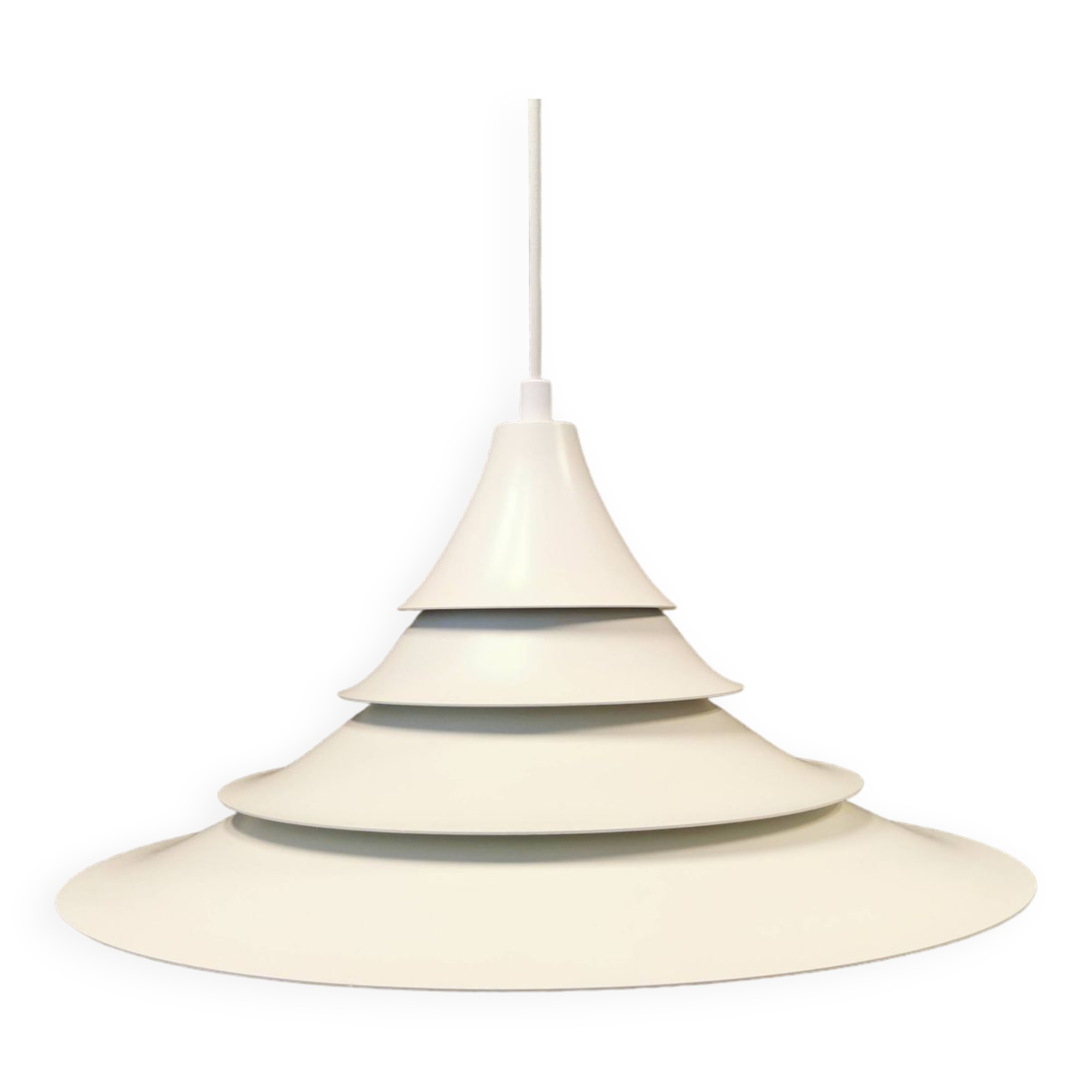 Hanging lamp designed by Ricardoni for Solar ( Nordic Solar Company) in 1982, model Pagode