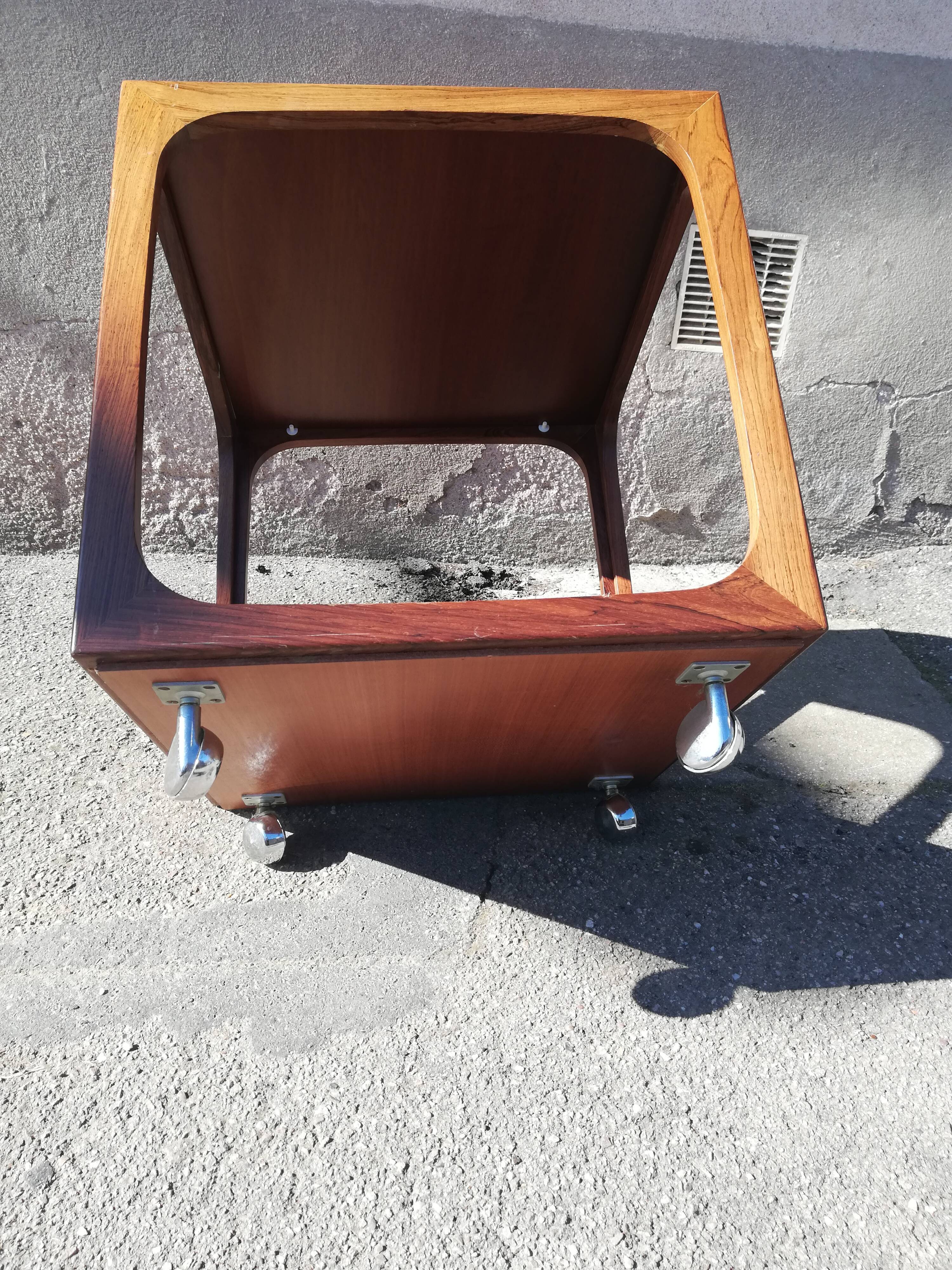 Scandinavian rosewood coffee table
