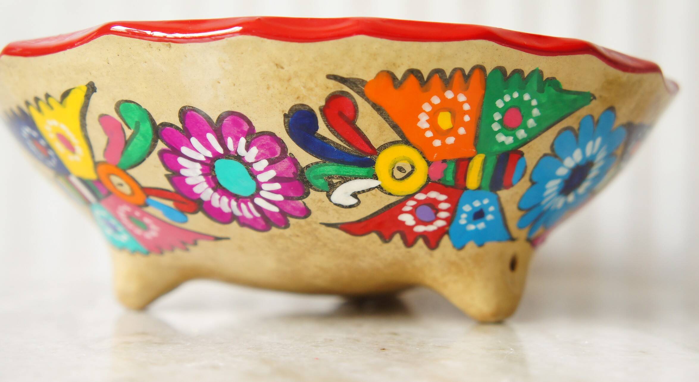 Tripod empty pocket cup "Mexico"