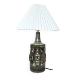 Ceramic Table lamp with a sculpturel abstract expression