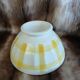 2 old model bowls tablecloth