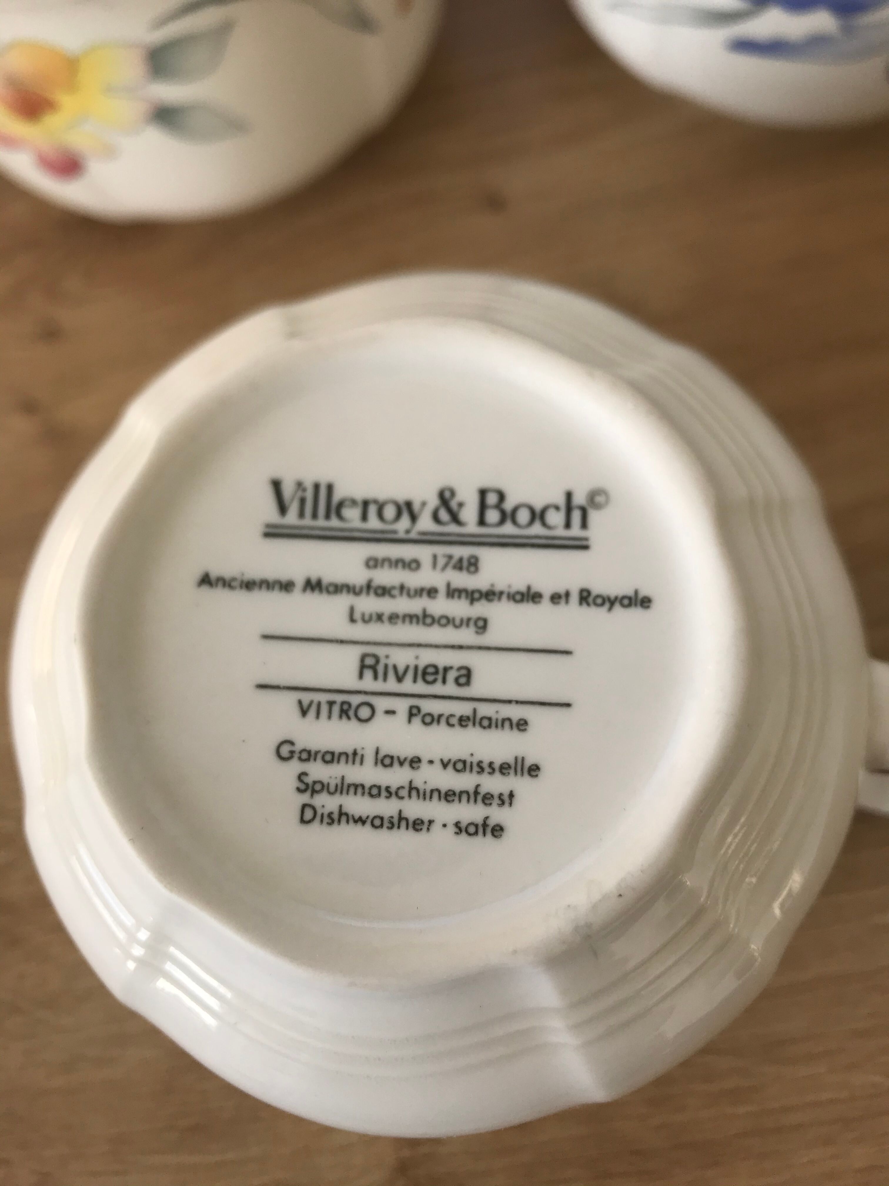 Tasses Villeroy et Boch