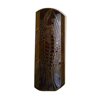Flat 61cm khaki Brown Digoin relief fish
