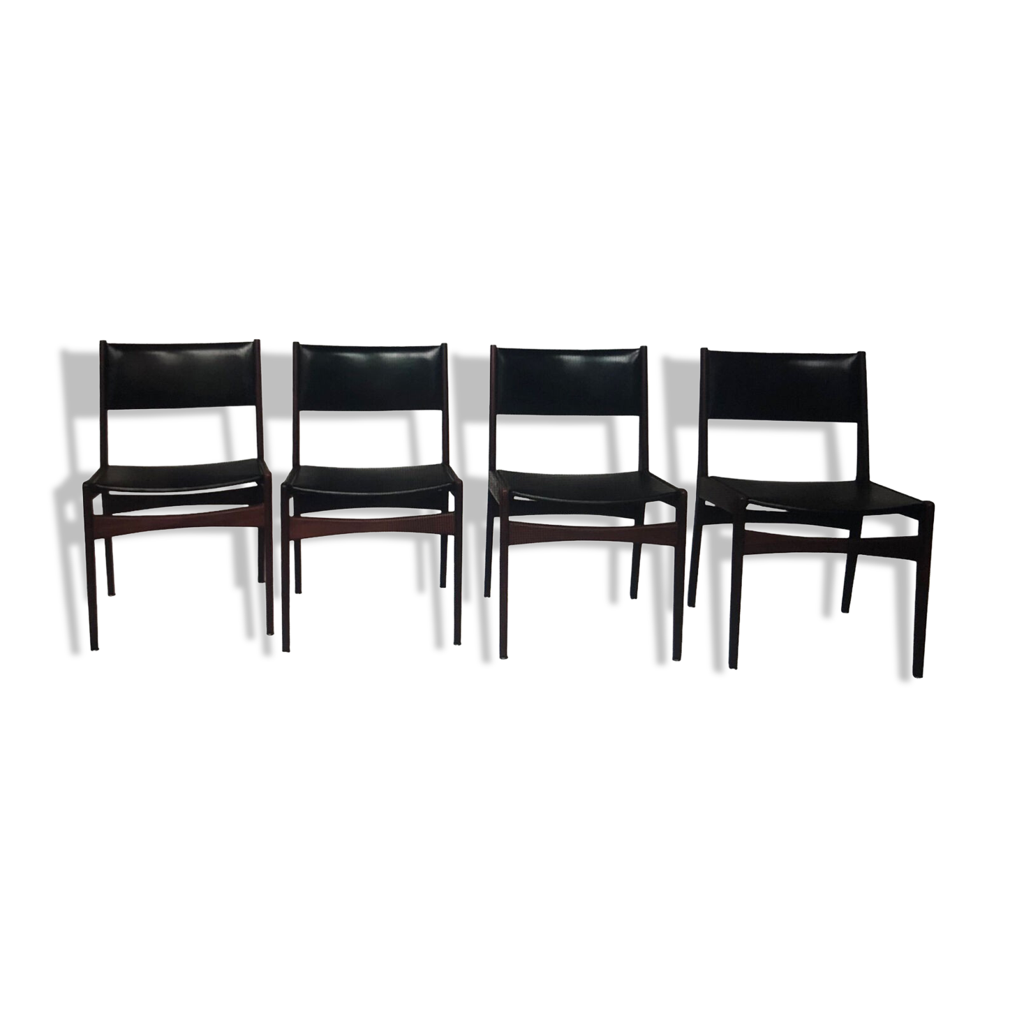 Scandinavian chairs Rosewood Frem Rojle 60s