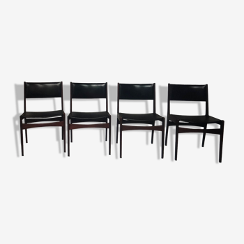 Scandinavian chairs Rosewood Frem Rojle 60s