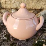 Sweeten and creamer Digoin Sarreguemines powder pink