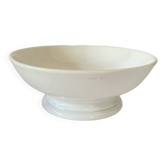 Gustavian style dish, stamped earthenware
