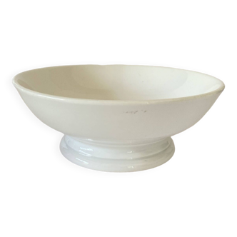 Gustavian style dish, stamped earthenware