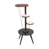 Table d'appoint porte plantes à paillettes