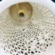 Openwork lamp in white Chinese porcelain – 31 cm
