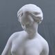 Important biscuit sculpture "The Bather" after Falconet – late 19th century.
