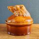 Vintage Ceramic Wild Boar Head Terrine, Game Serving Dish