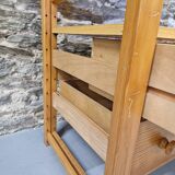 Vintage 60s shelf with drawers