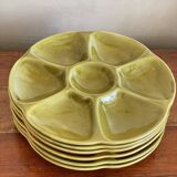 Ceramic oyster plates from Gien