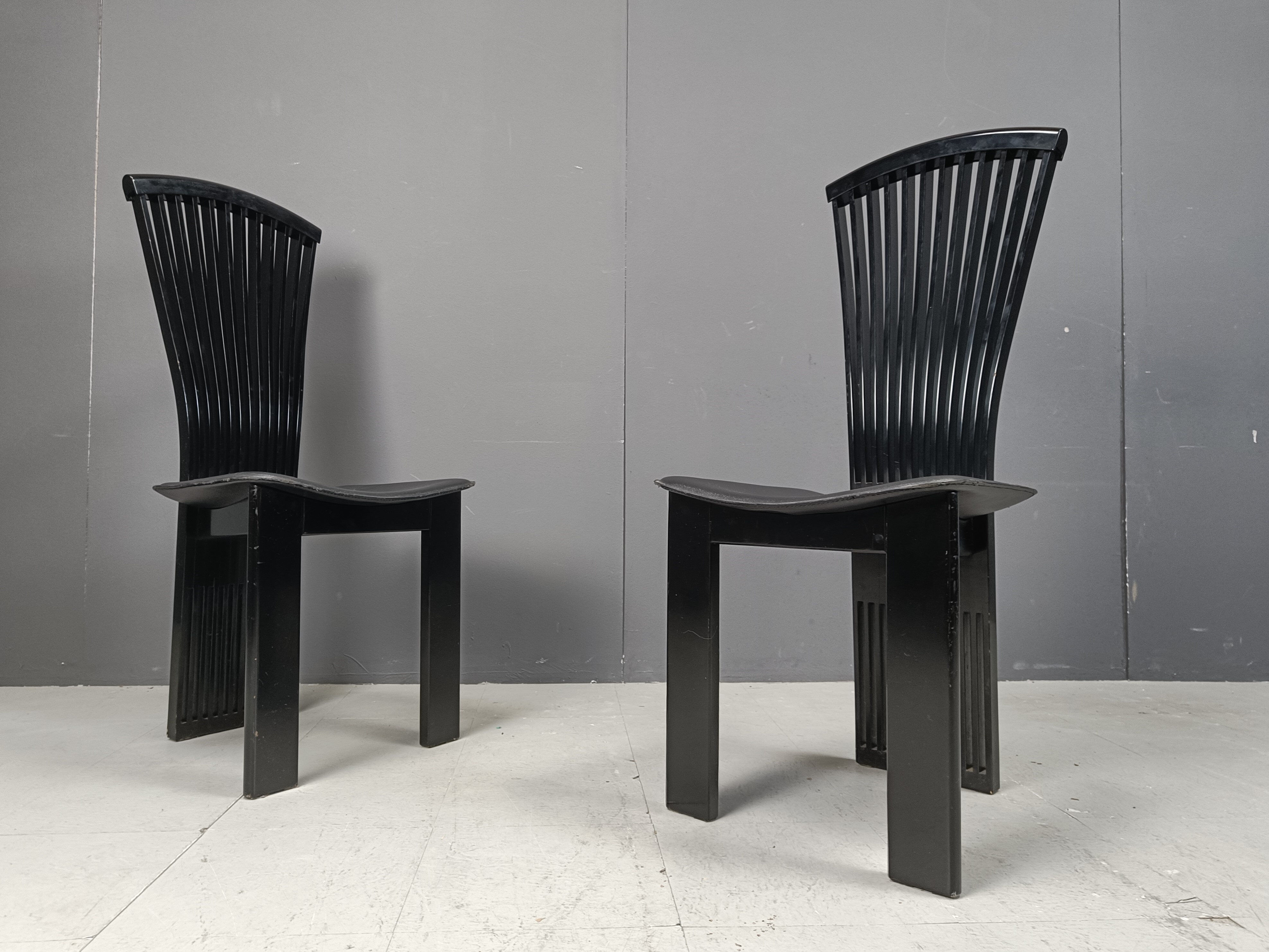 Post modern dining chairs by Pietro Costantini, 1980s, set of 6