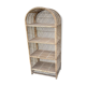 Vintage rattan and wicker shelf