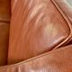 Vintage Danish mid-century Mogens Hansen 2 person cognac leather sofa