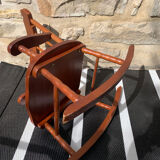 Wooden children's rocking chair