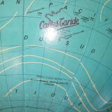 Terrestrial globe cardboard TARIDE 1979