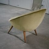 Fauteuil œuf  EGG années 50 style Jean Royere