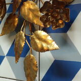 Wall light bouquet of golden iron flower