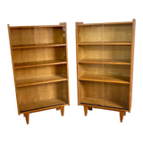 Pair of vintage showcases